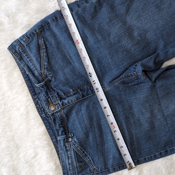 Gloria Vanderbilt Skimmer Denim Capri High Waisted Slimming Jeans Size 12 - Picture 9 of 11